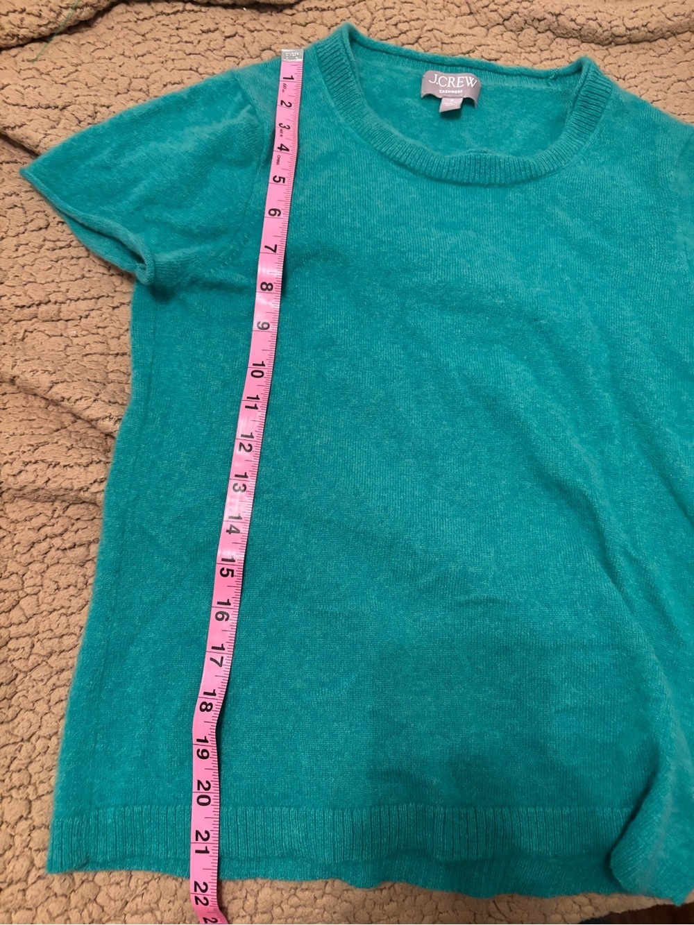 J.Crew cashmere sweater rolled hem M - Picture 4 of 4